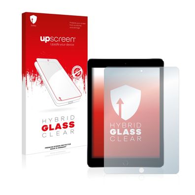 upscreen Hybrid Glass Clear Premium Panzerglasfolie für Apple iPad Pro 9.7 2016