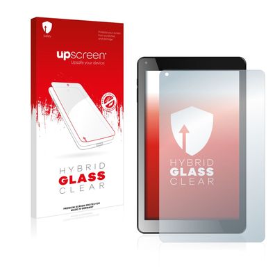 upscreen Hybrid Glass Clear Premium Panzerglasfolie für Odys Xelio Pro 10 LTE