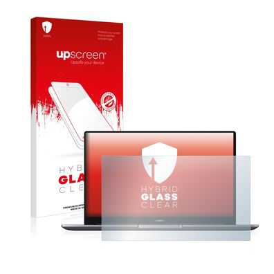 upscreen Hybrid Glass Clear Premium Panzerglasfolie für Huawei MateBook D 15 2020