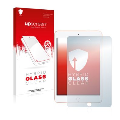 upscreen Hybrid Glass Clear Premium Panzerglasfolie für Apple iPad Mini 5 2019 ...