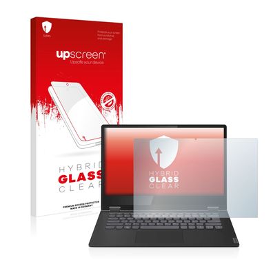 upscreen Hybrid Glass Clear Premium Panzerglasfolie für Lenovo IdeaPad Flex 14
