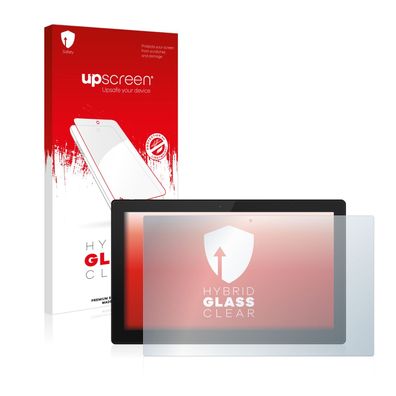 upscreen Hybrid Glass Clear Premium Panzerglasfolie für TrekStor Primetab S11B