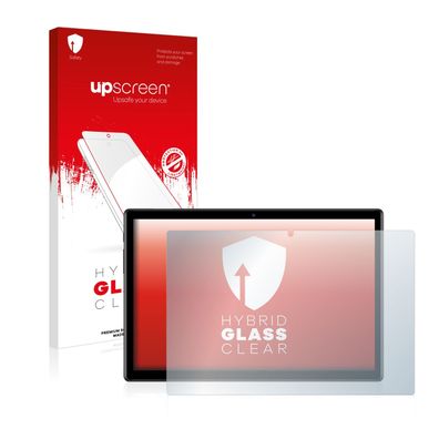 upscreen Hybrid Glass Clear Premium Panzerglasfolie für Teclast M40 (im Querformat)
