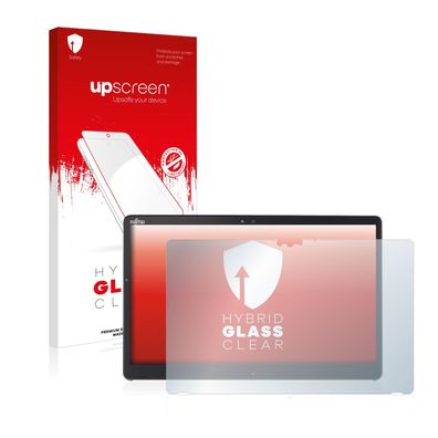 upscreen Hybrid Glass Clear Premium Panzerglasfolie für Fujitsu Stylistic Q738