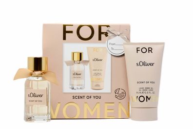 S. Oliver Scent of You for Woman EdT 30 ml Duschgel 75 ml Set