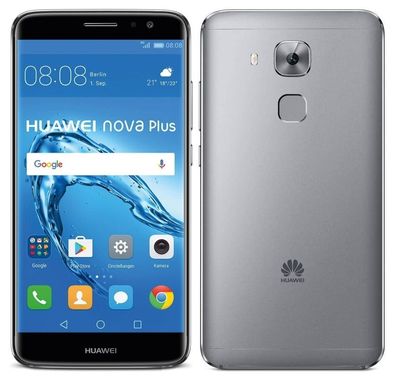 Huawei Nova Plus MLA-L11 DualSim Titanium Grey 3GB/32GB LTE Android Smartphone NEU