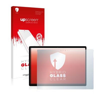 upscreen Hybrid Glass Clear Premium Panzerglasfolie für Microsoft Surface Book 2 13.5
