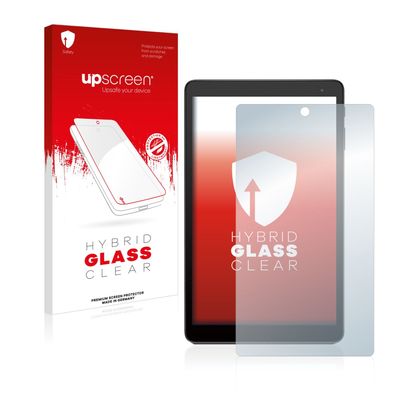 upscreen Hybrid Glass Clear Premium Panzerglasfolie für Alcatel Pixi 4 (7.0) 9003X