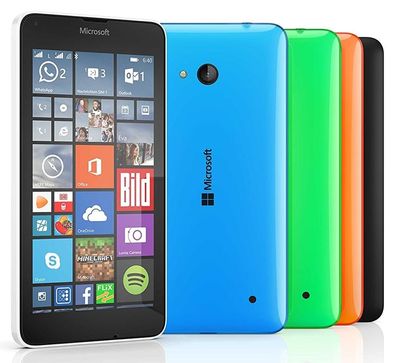 Microsoft Lumia 640 LTE Schwarz Weiß Blau Orange RM-1072 SingleSim Windows Phone