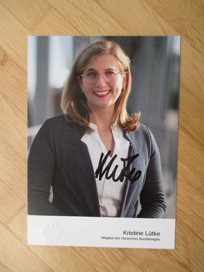 MdB FDP Kristine Lütke - handsigniertes Autogramm!!!