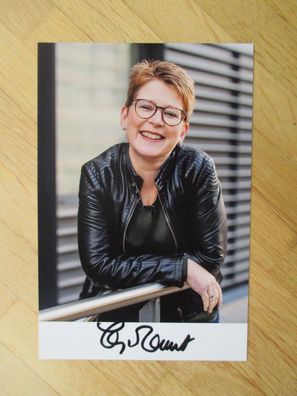 MdB SPD Politikerin Tanja Machalet - handsigniertes Autogramm!!!