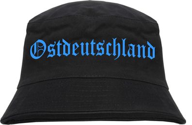 Ostdeutschland Fischerhut - Druckfarbe Hellblau - Bucket Hat