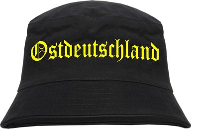 Ostdeutschland Fischerhut - Druckfarbe Gelb - Bucket Hat