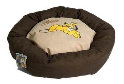 Disney Pampered Pluto Venus Katzenbett Hundebett Haustier-Bett Braun NEU!