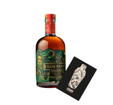 Don Papa Rum Masskara 0,7L (40% Vol) Rhum Ron Aged Philippine Rum- [Enthält Sul