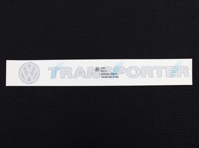 VW Transporter T5 T6 Schriftzug Emblem Logo Schriftzug selbstklebend 7J0853687A 1BH