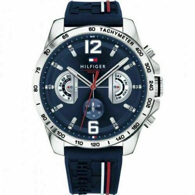 Herrenuhr - Tommy Hilfiger - TH1791476 mit blauem analogem Zifferblatt