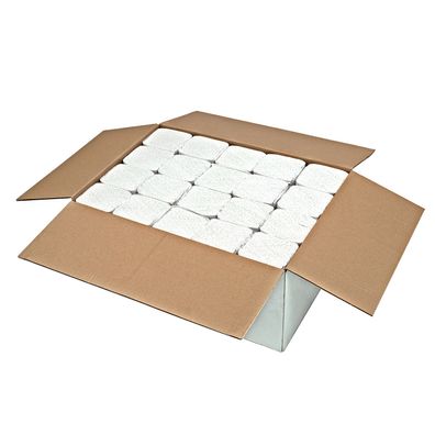 Papierhandtücher Falthandtücher Recycling 2-lagig 24x21 cm weiß Einweghandtücher