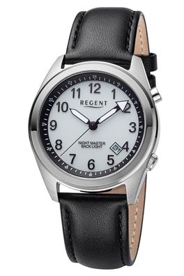 Regent Unisex Armbanduhr mit Leuchtzifferblatt 11110930