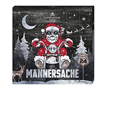 Niederegger Mini-Adventskalender Männersache 168 g Marzipan Schokolade Geschenk
