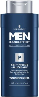 Schwarzkopf Men Aktiv Protein + Frische Shampoo 250 ml