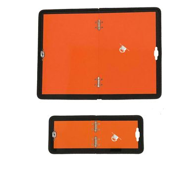 Set ADR Warntafel 400 x 300 + 300 x 120 mm klappbar Warnschild Gefahrgut Orange GGVS