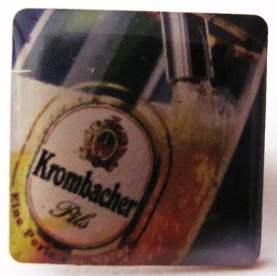 Krombacher Brauerei - Glas & Zapfhahn - Pin 18 x 18 mm