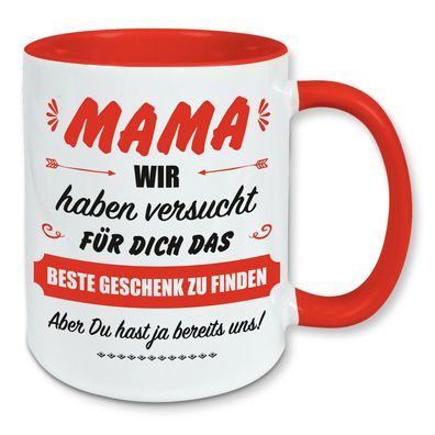 Tasse für Mama das beste Geschenk zu finden Kaffeebecher Geschenkidee