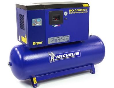 Michelin 10 HP 500 Liter Schalldichter Kompressor mit Trockner