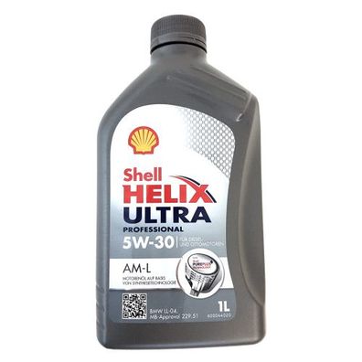 Shell Helix Ultra Professional AM-L 5W30 Motoröl 1L Öl Pure Plus Technology