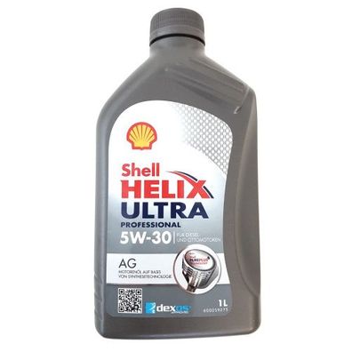 Shell Helix Ultra Professional AG 5W30 Motoröl 1L Öl Pure Plus Technology