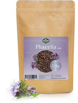 Martenbrown® Phacelia Samen 2,5 kg für Bienen und Schmetterlinge | Bienenfreund
