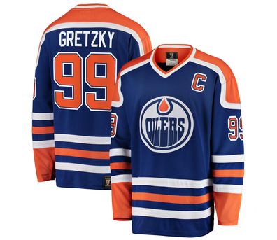 Trikot Fanatics Breakaway Vintage NHL Edmonton Oilers Home Wayne Gretzky