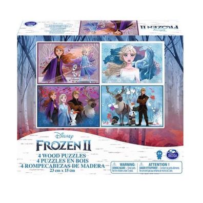 Disney Die Eiskönigin 2 – Kinderspiel – Puzzle Holz 4 Modelle Frozen 2