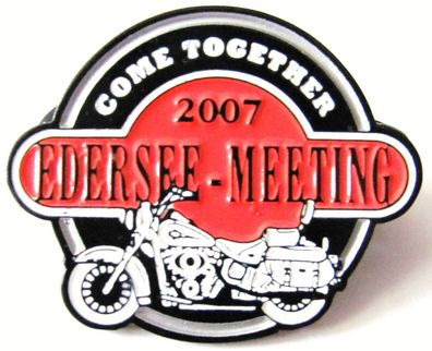 Edersee Meeting - Motorradtreffen 2007 - Pin 34 x 26 mm