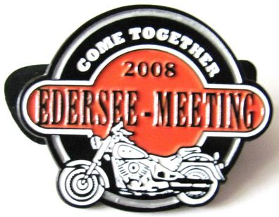 Edersee Meeting - Motorradtreffen 2008 - Pin 34 x 26 mm
