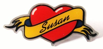 Susan - Herz - Pin 35 x 15 mm