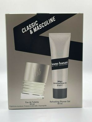 Bruno Banani Geschenkset Classic & Masculine EdT 30 ml + Shower-Gel 50 ml