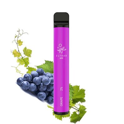 ELFBAR 600 Grape 20mg Nikotin e-Zigarette Original ELF BAR® e-Shisha Vape