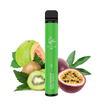 ELFBAR 600 Kiwi Passion Fruit Guava 20mg Nikotin e-Zigarette ELF BAR® e-Shisha Vape