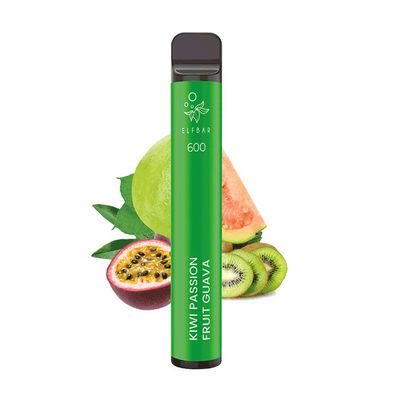 ELFBAR 600 Kiwi Passion Fruit Guava Nikotinfrei e-Zigarette ELF BAR® e-Shisha Vape