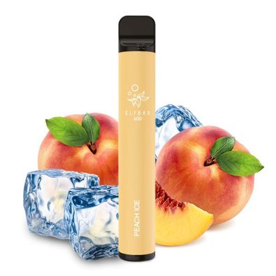 ELFBAR 600 Peach Ice 20mg Nikotin e-Zigarette Original ELF BAR® e-Shisha Vape