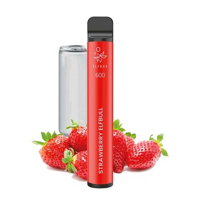 ELFBAR 600 Elfergy Strawberry Nikotinfrei e-Zigarette ELF BAR® e-Shisha Vape