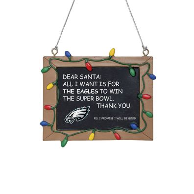 NFL Philadelphia Eagles Chalkboard Weihnachten Baumschmuck Anhänger Ornament