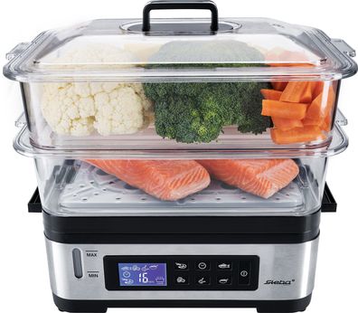 Steba DG 2 - Elektronischer Dampfgarer - BPA-frei - Reiseinsatz - LCD-Display