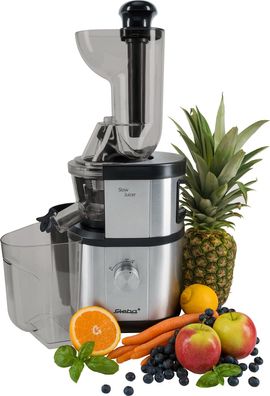 Steba E400 - Slow-Juicer - Leise - Edelstahlsieb - Entsafter