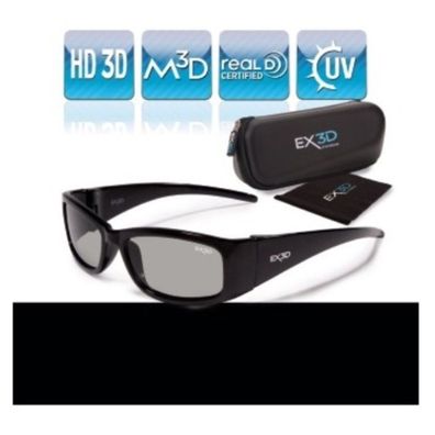 EX3D Kinder 3D Brille Passiv Polfilterbrille Kids Jungen HD 3DTV Kino Beamer