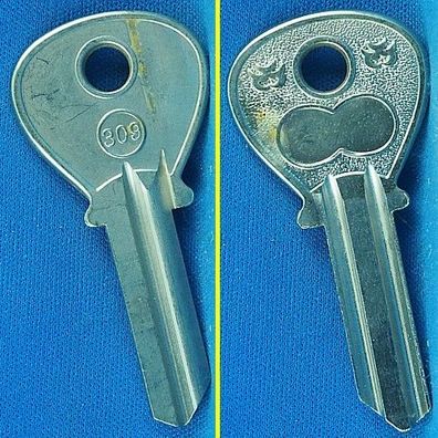 Schlüsselrohling Börkey 309 für Schuldes Profil B Profilzylinder