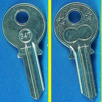 Schlüsselrohling Börkey 347 für verschiedene Ikon Möbelzylinder, Stahlschränke
