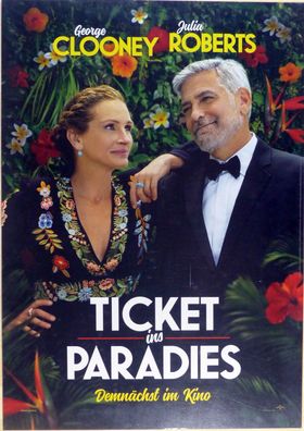 Ticket ins Paradies -Original Kinoplakat A1- George Clooney Julia Roberts -Filmposter